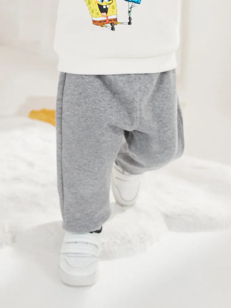 Balabala Baby Jogging Trousers Cut Plush Trousers