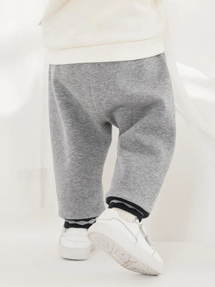Balabala Baby Jogging Trousers Cut Plush Trousers