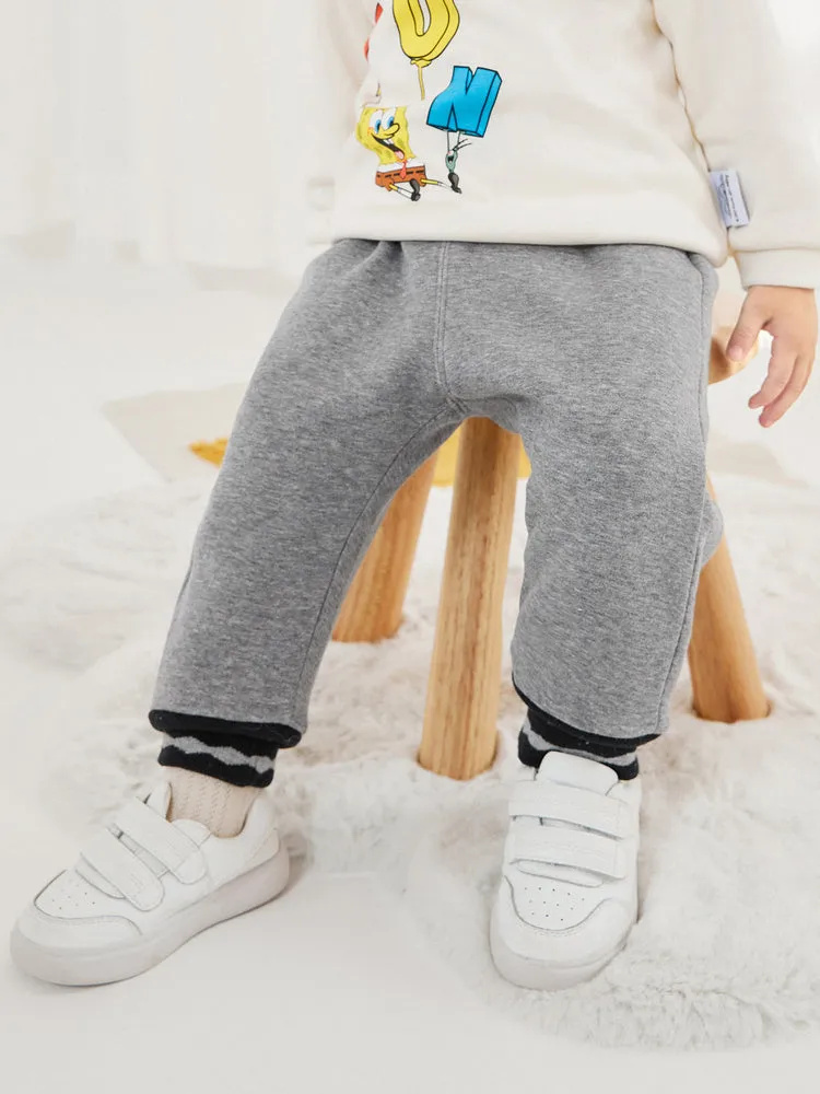 Balabala Baby Jogging Trousers Cut Plush Trousers