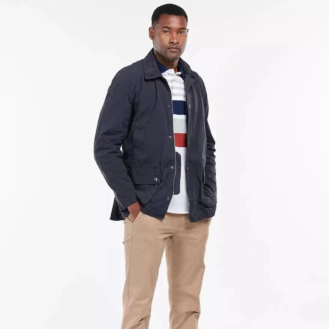 Barbour Ashby Casual Jacket In Navy
