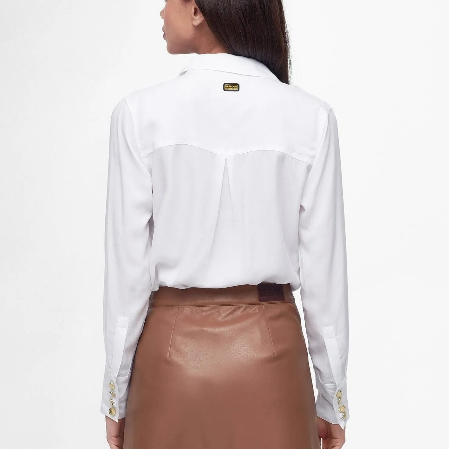 Barbour International Nebula Relaxed Shirt In White
