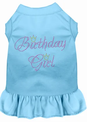 Birthday Girl Rhinestone Dress Baby Blue Xxxl