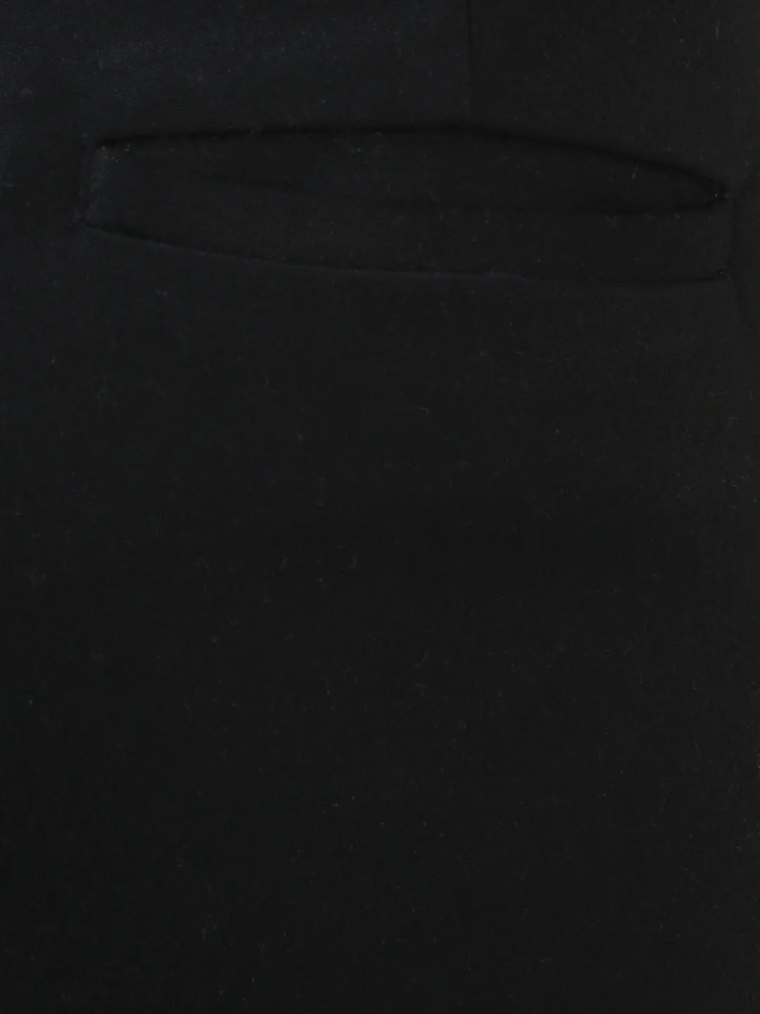 Black Solid Trouser
