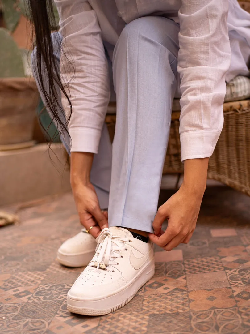 Blue Bow Formal Pants