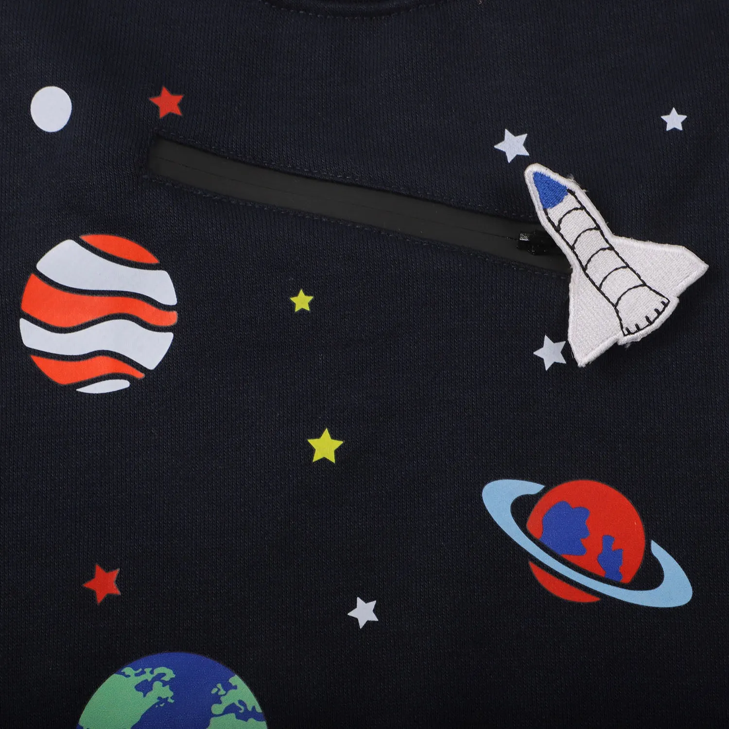 Boys Sweatshirt Galaxy - NAVY