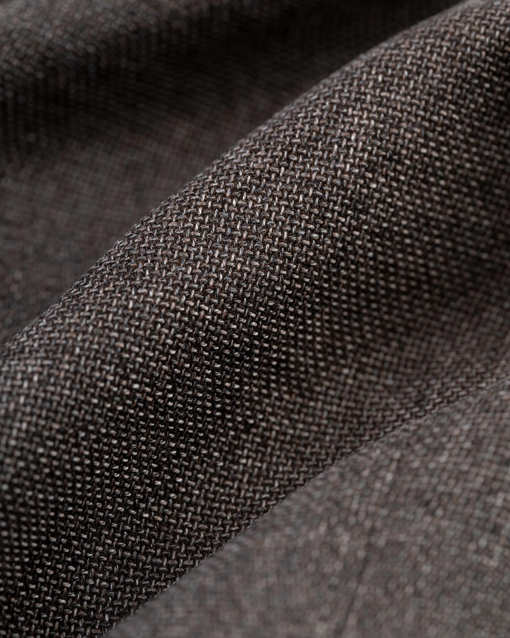 BROWN SOLID HOPSACK SPORT COAT