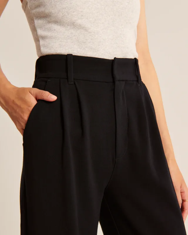 BUY 2 FREE SHIPPINGHigh Waist Tailored Wide Leg Pants