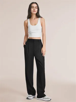 BUY 2 FREE SHIPPINGHigh Waist Tailored Wide Leg Pants