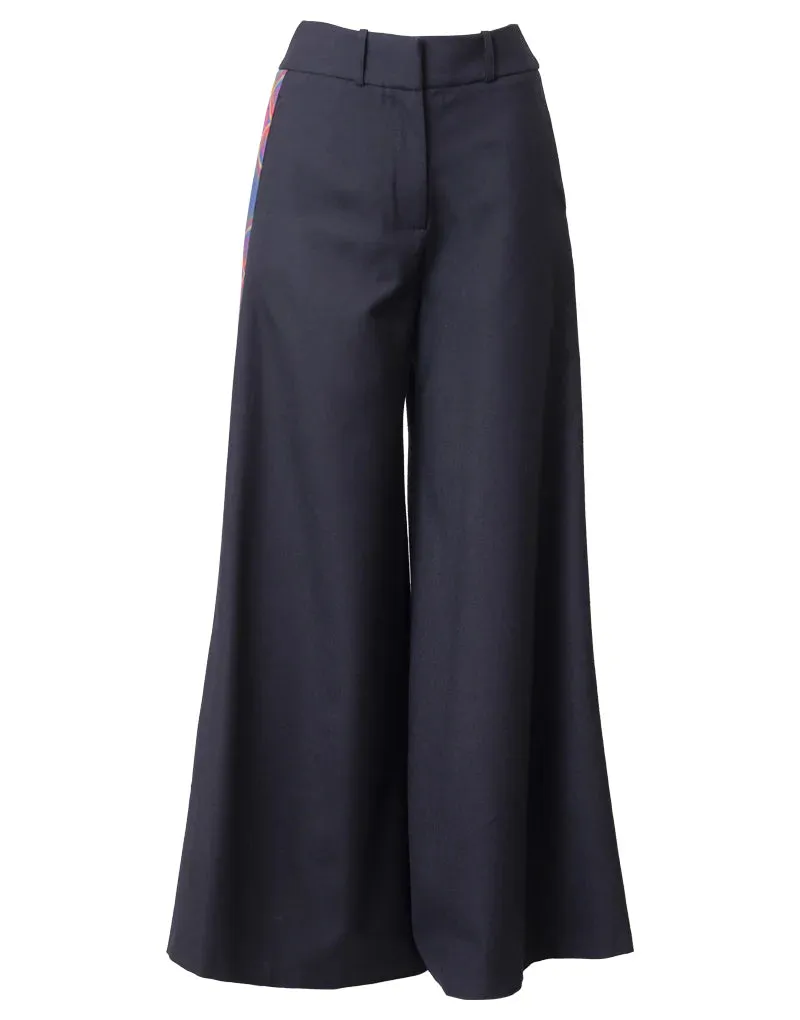 Caputh pant - navy / blair tartan