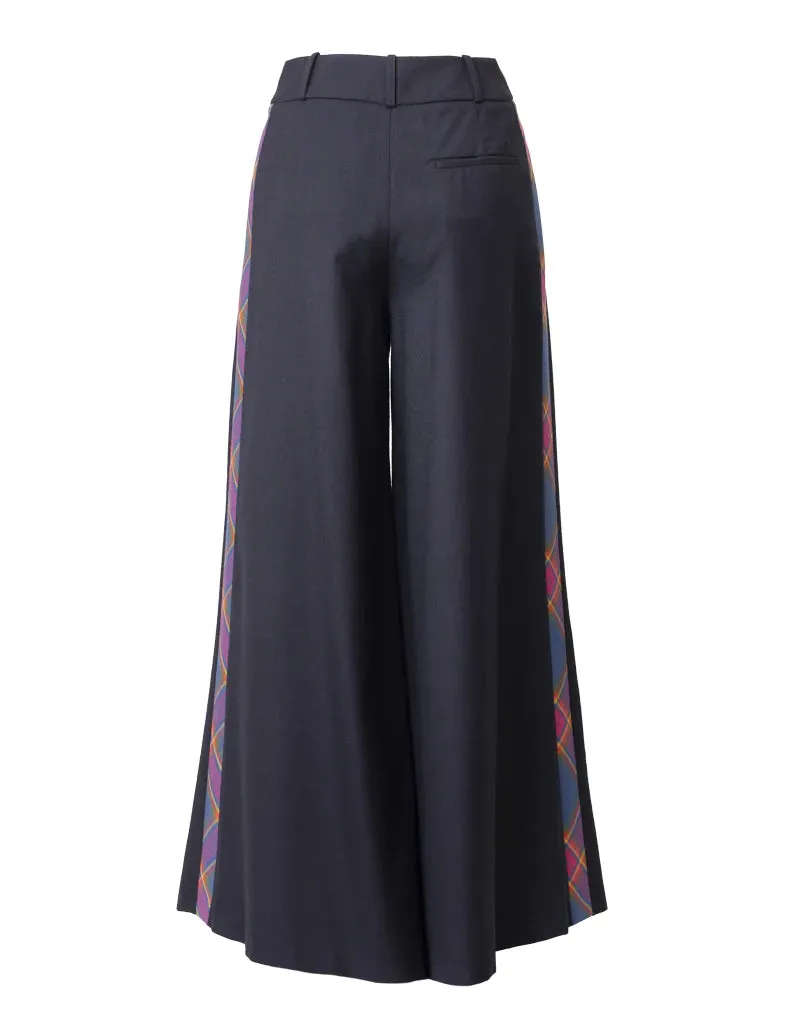 Caputh pant - navy / blair tartan