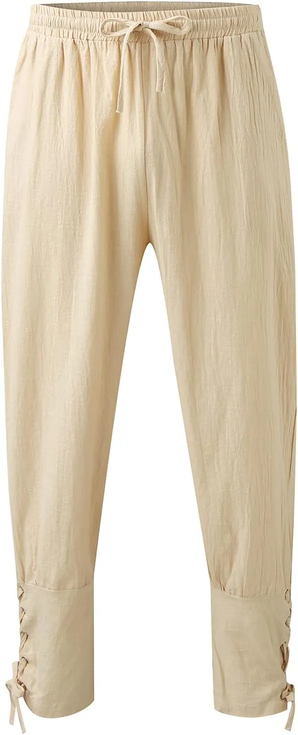 Cargo Pants for Men Work Jogger Pants with Pockets Men's Joggers Sweatpants Low Crotch Sweats Slim Fit Trousers Harem