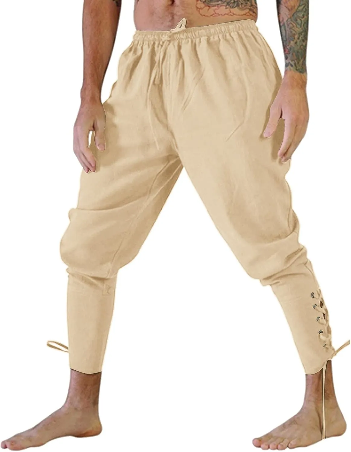 Cargo Pants for Men Work Jogger Pants with Pockets Men's Joggers Sweatpants Low Crotch Sweats Slim Fit Trousers Harem