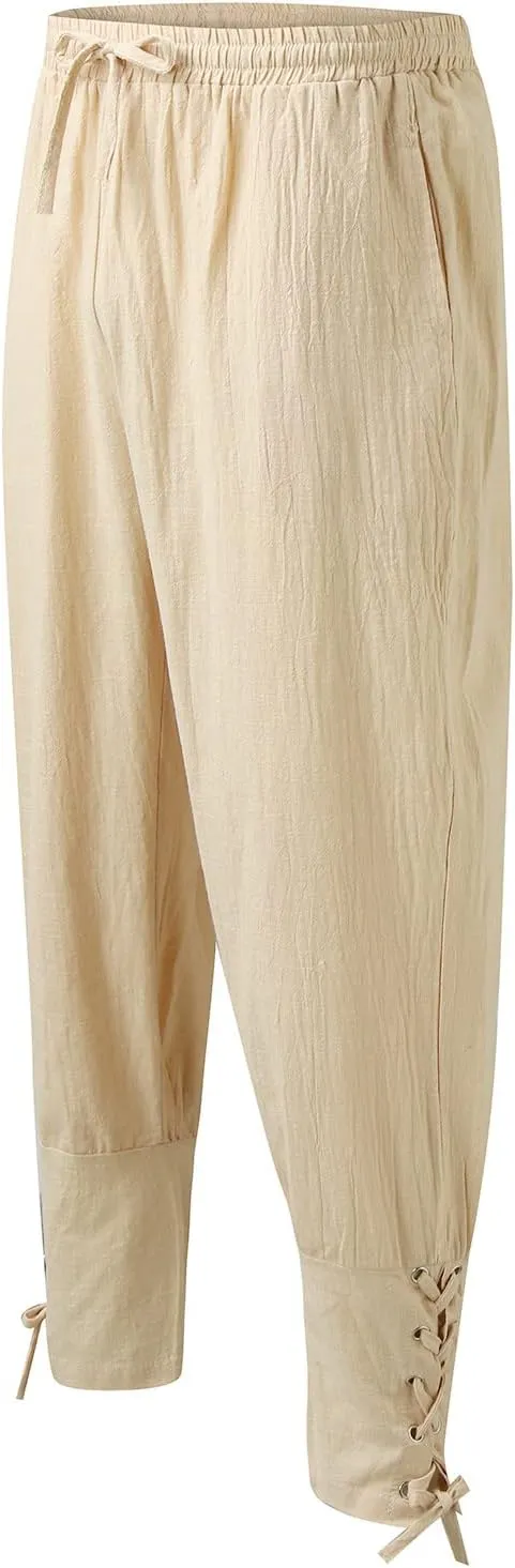 Cargo Pants for Men Work Jogger Pants with Pockets Men's Joggers Sweatpants Low Crotch Sweats Slim Fit Trousers Harem