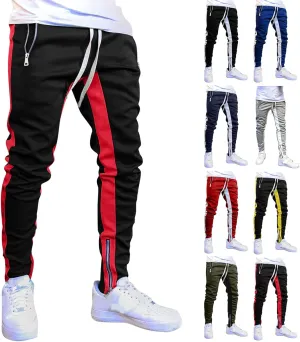 Cargo Pants for Men Work Pants Hip Hop Letter Printed Street Hip Hop Jogging Sweatpants Casual Elastic Waist Trousers