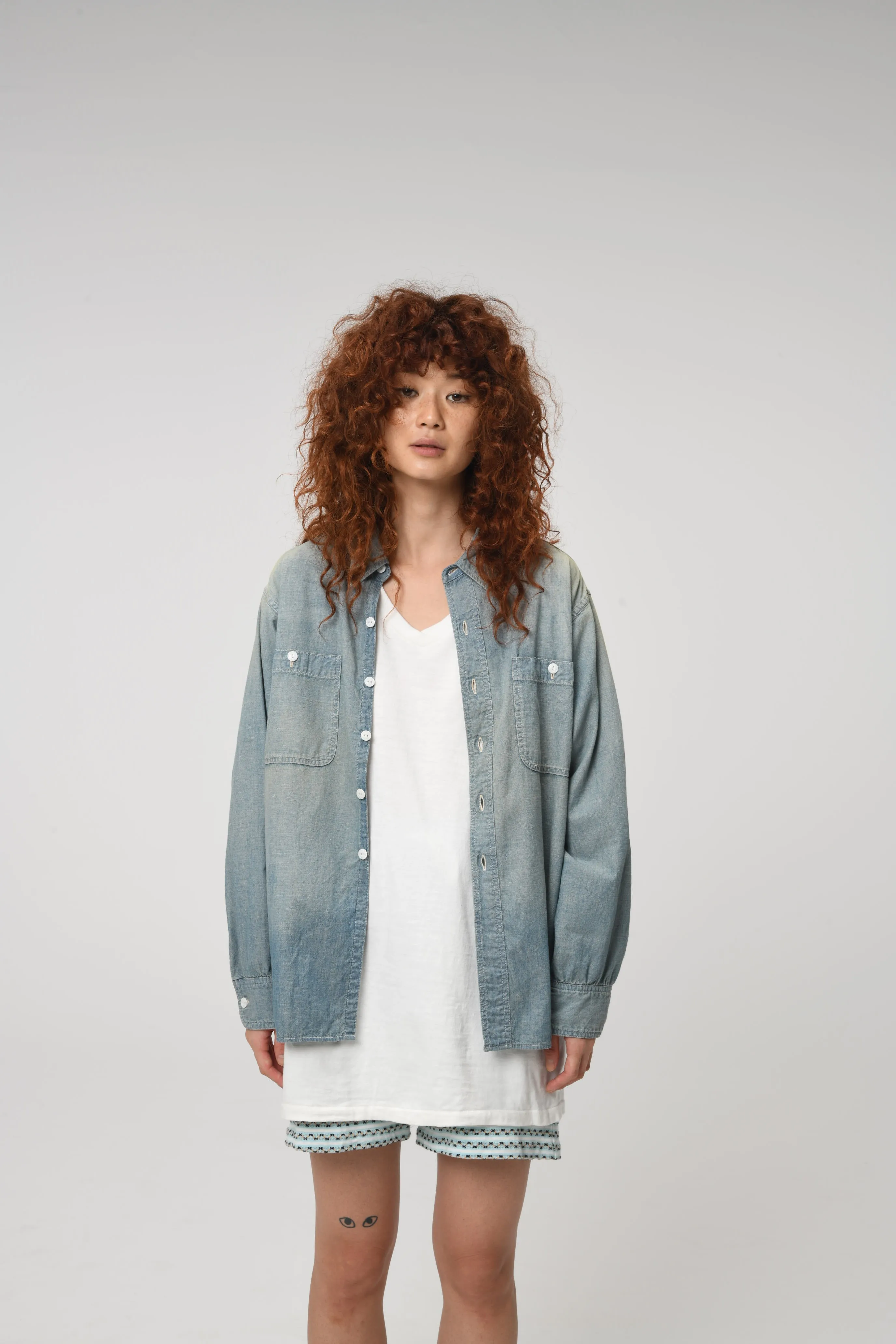 CHAMBRAY SHIRTS SUNBURN AGEING