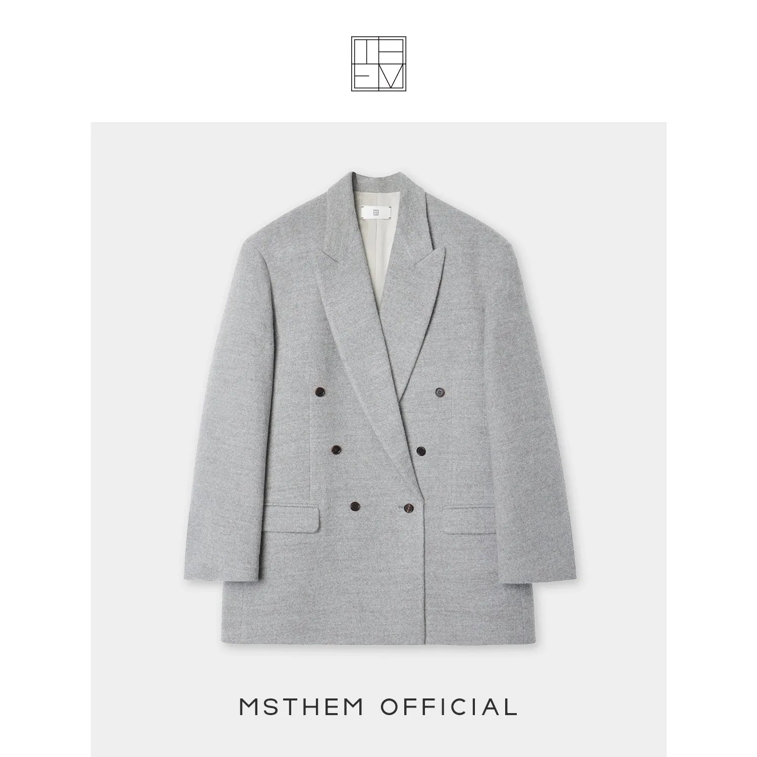 Classic Double-Breasted Coat