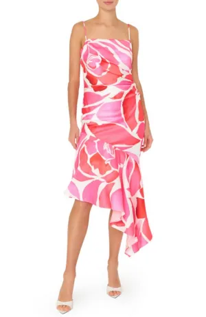 Dream Rose Asymetrical Dress
