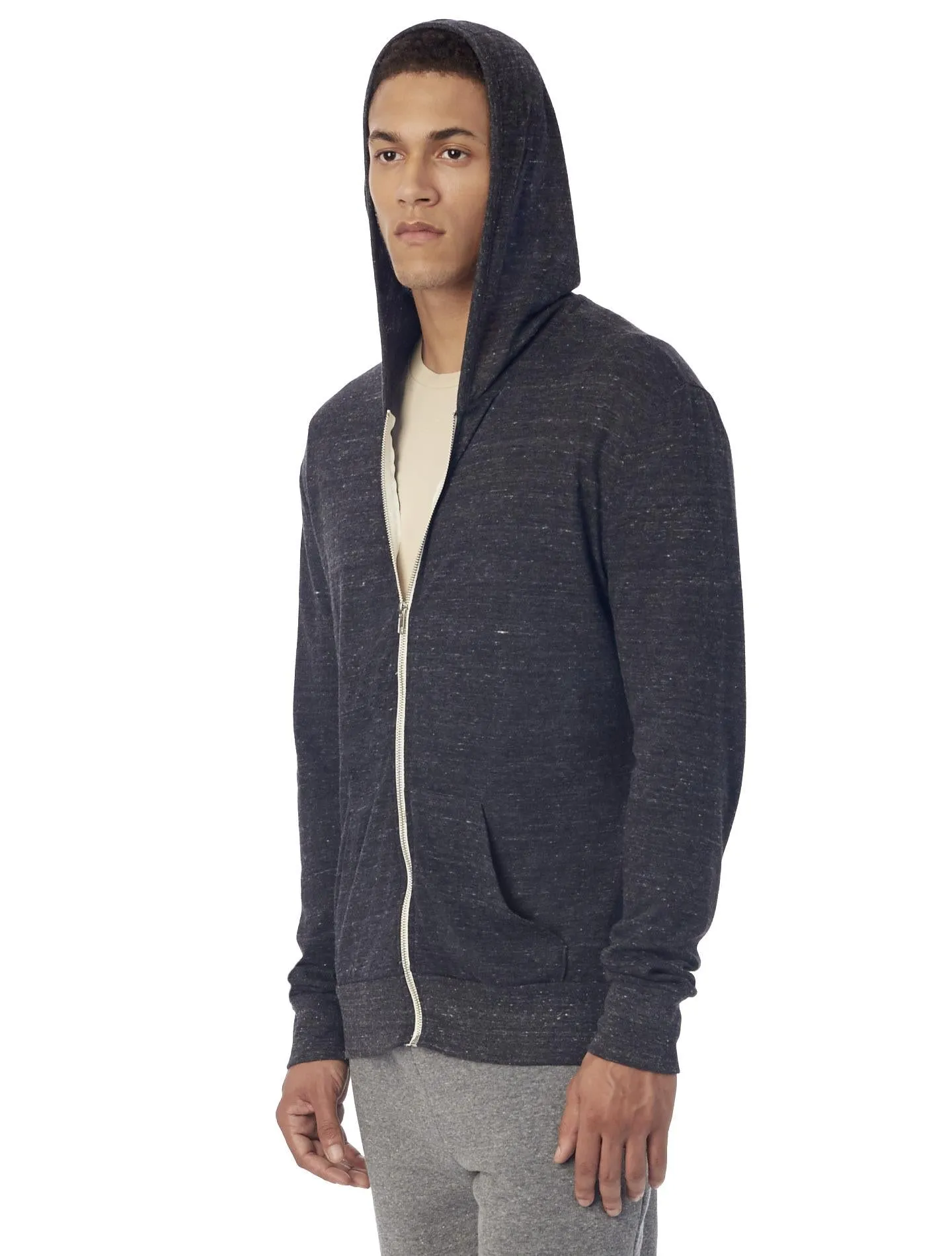 Eco-Jersey Zip Hoodie (Eco Black)