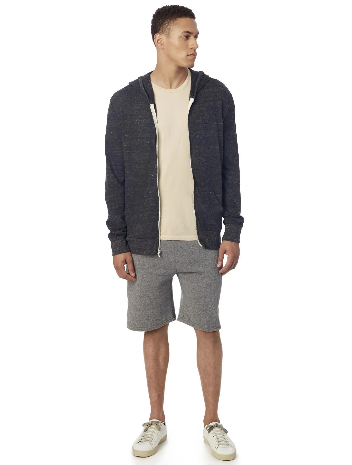 Eco-Jersey Zip Hoodie (Eco Black)