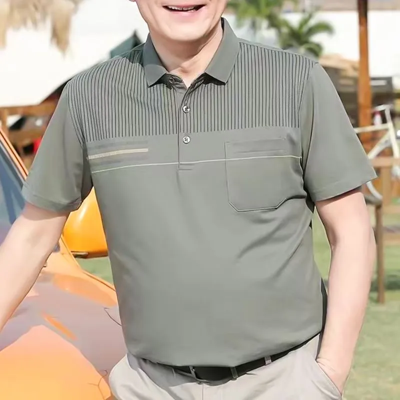 Fashionable and Age-reducing Summer T-shirt for Dear Fathers