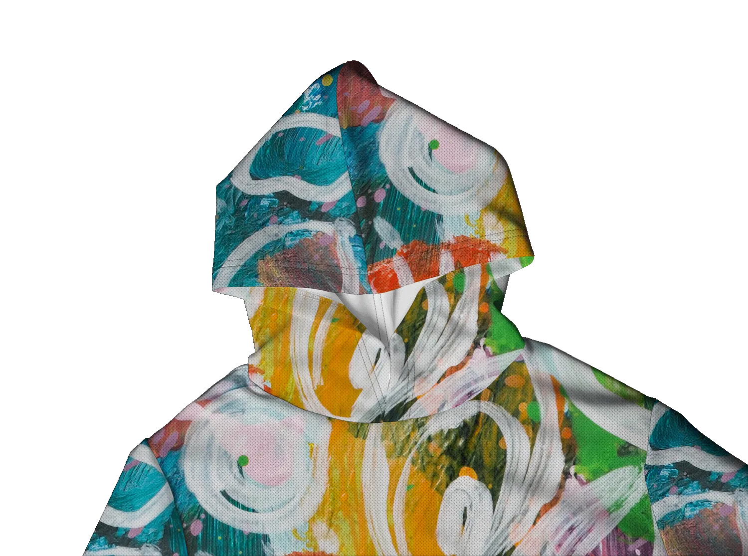 FLOWER OIL PAINT LIGHTWEIGHT SUN HOODIE