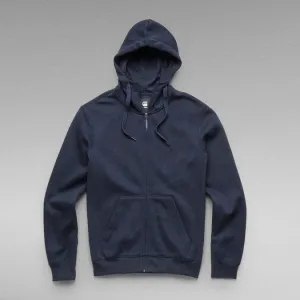 G-STAR CORE ZIPUP HOODY (Navy Blue)