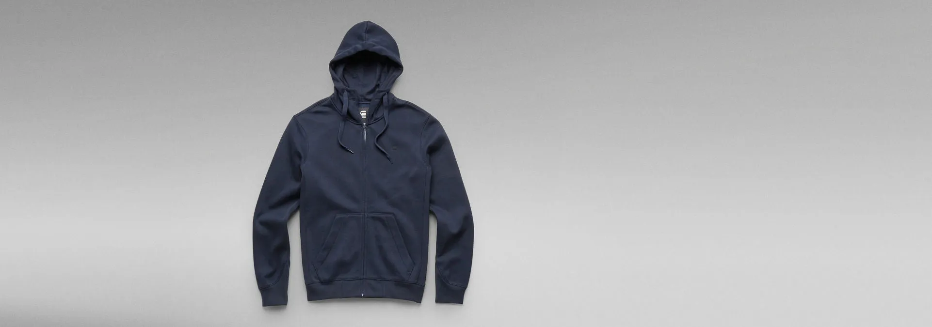 G-STAR CORE ZIPUP HOODY (Navy Blue)