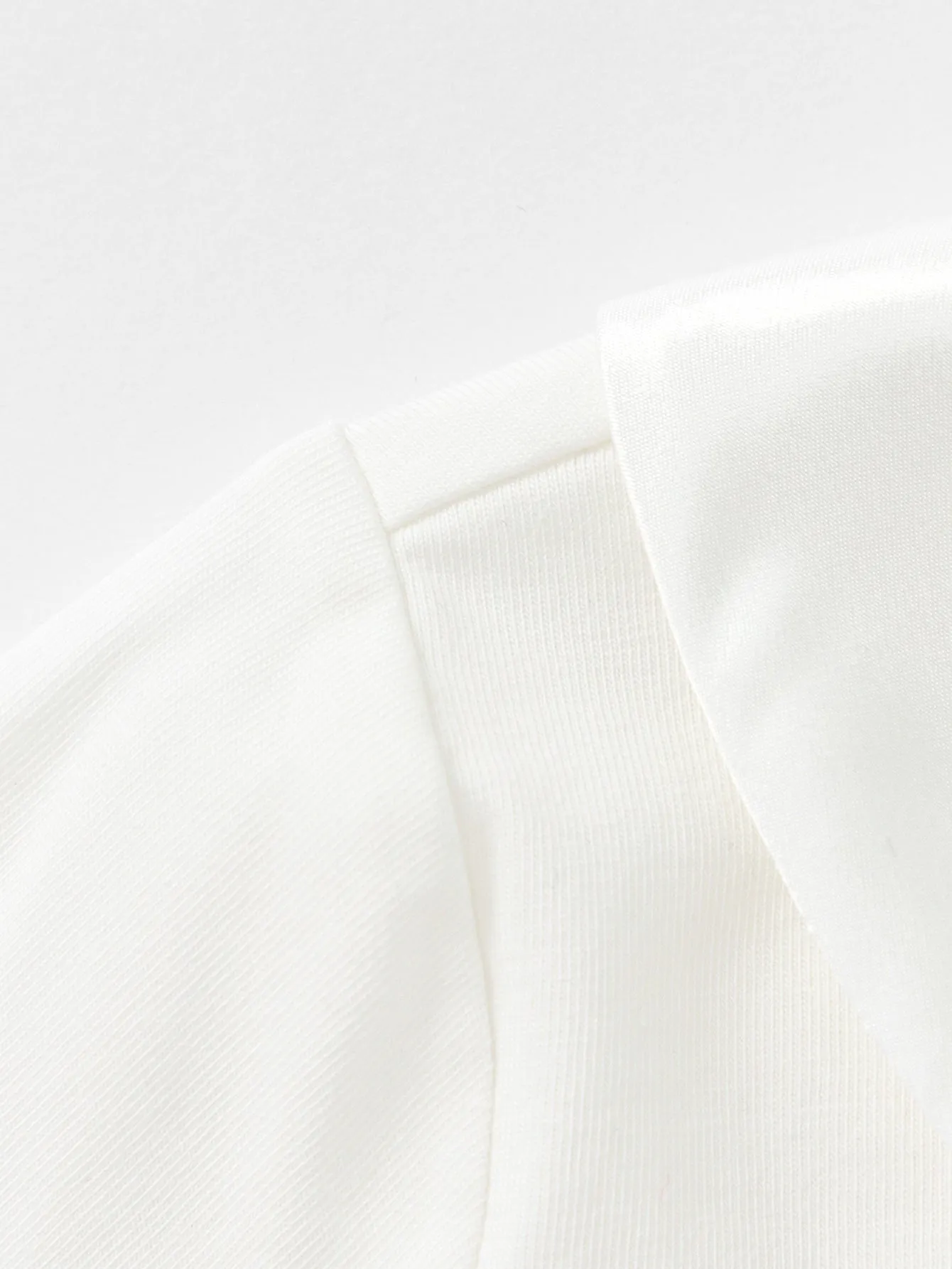 Girl Highlight Moment Raw White Bow Long Sleeve T-Shirt