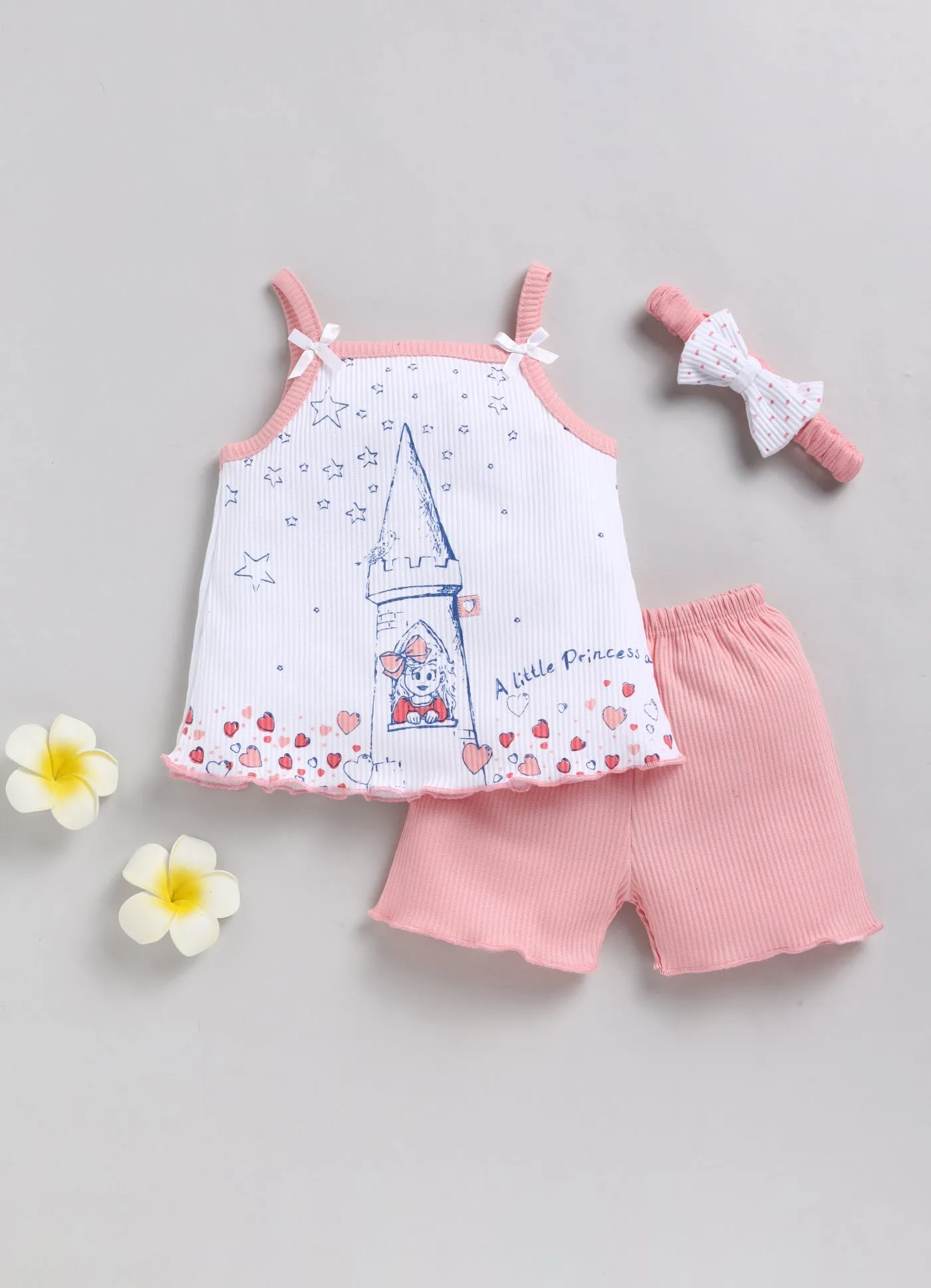 Girls Sleeveless Top and Shorts - Set of 2