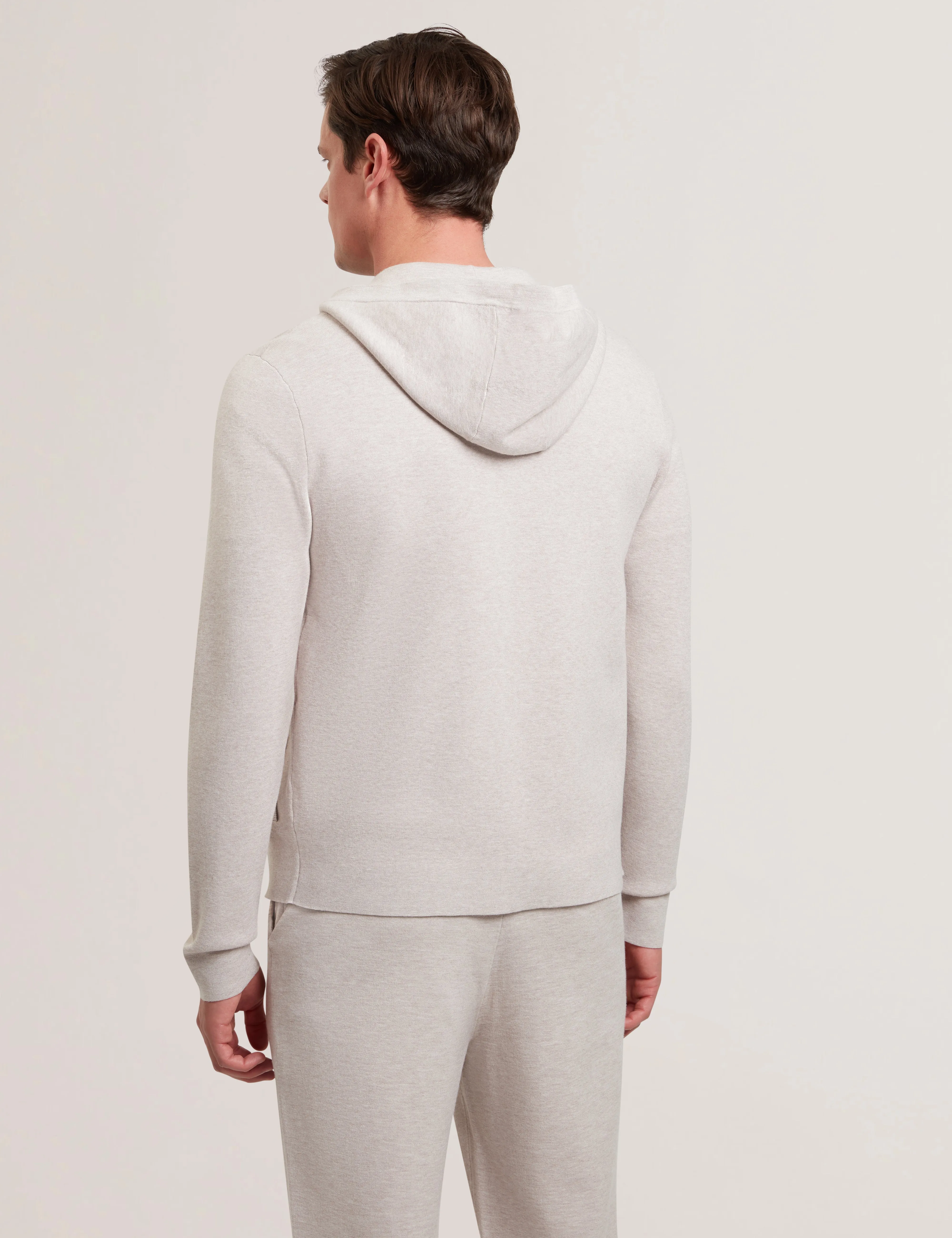 Harldab Knitted Tapered Fit Jogger Natural