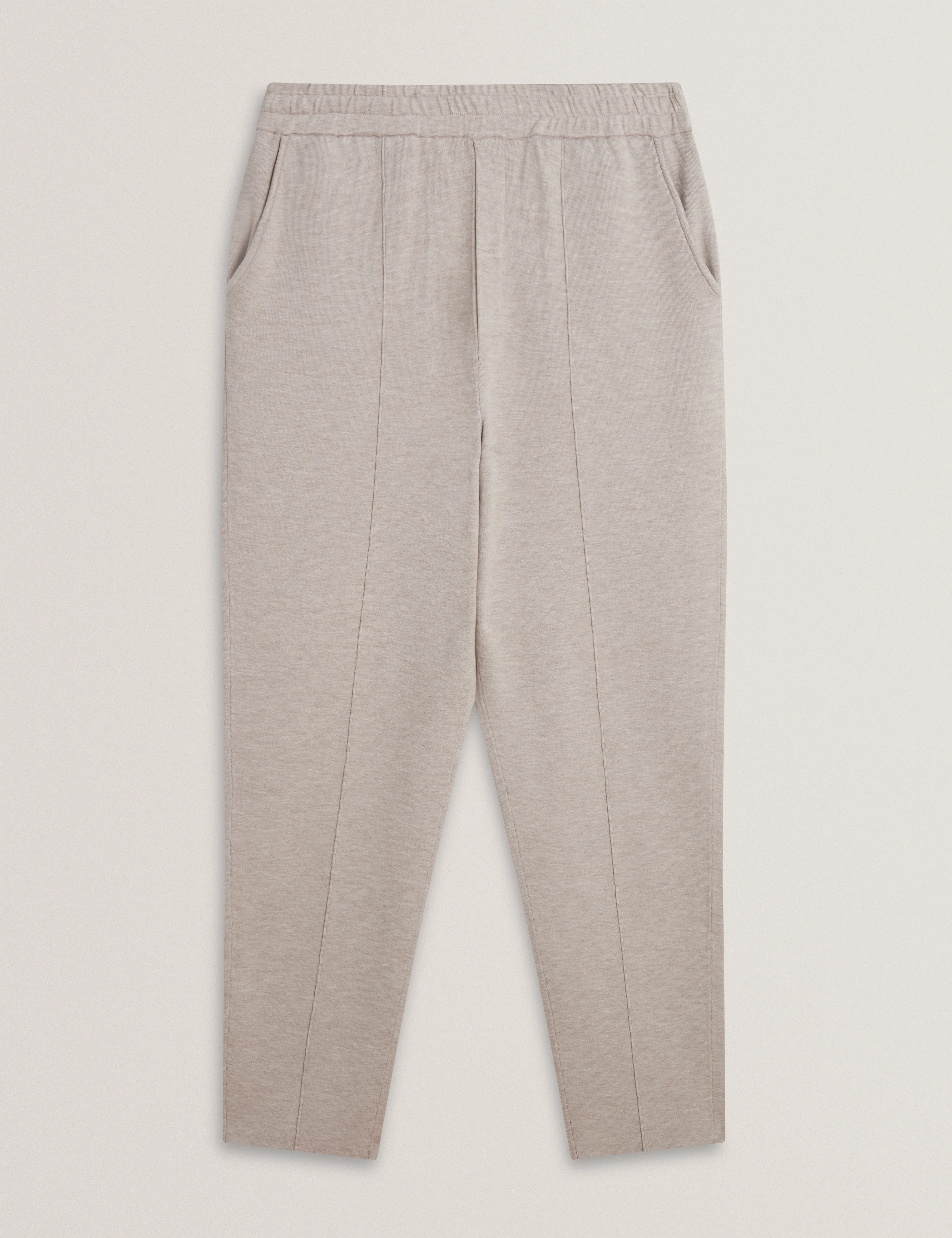 Harldab Knitted Tapered Fit Jogger Natural