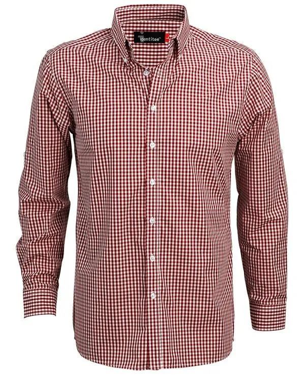 Identitee W44 Miller Mens Long Sleeve Check
