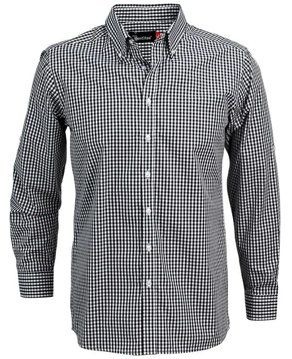 Identitee W44 Miller Mens Long Sleeve Check