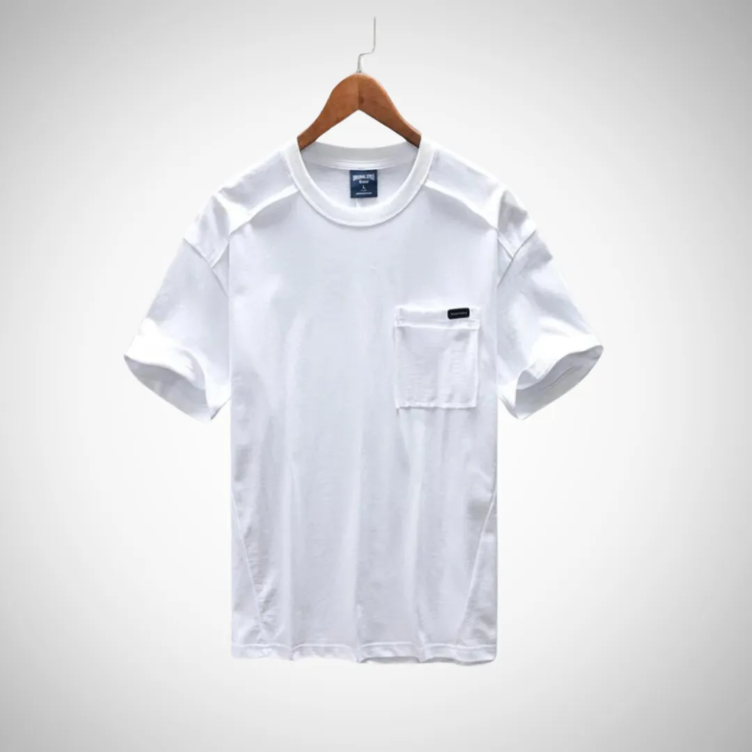 Jomarie Casual Slub Pocket T-Shirt