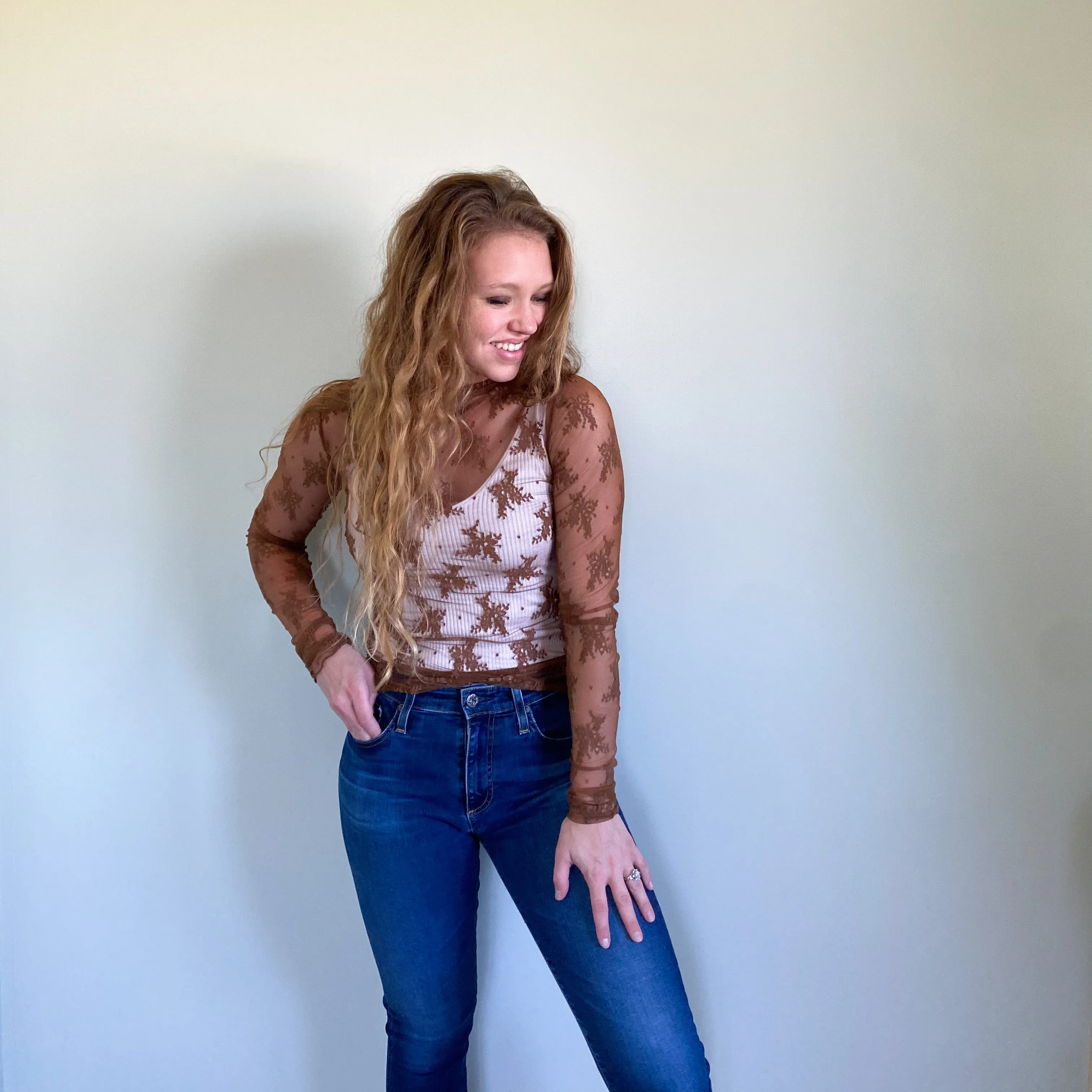Lady Lux layering top [rust]
