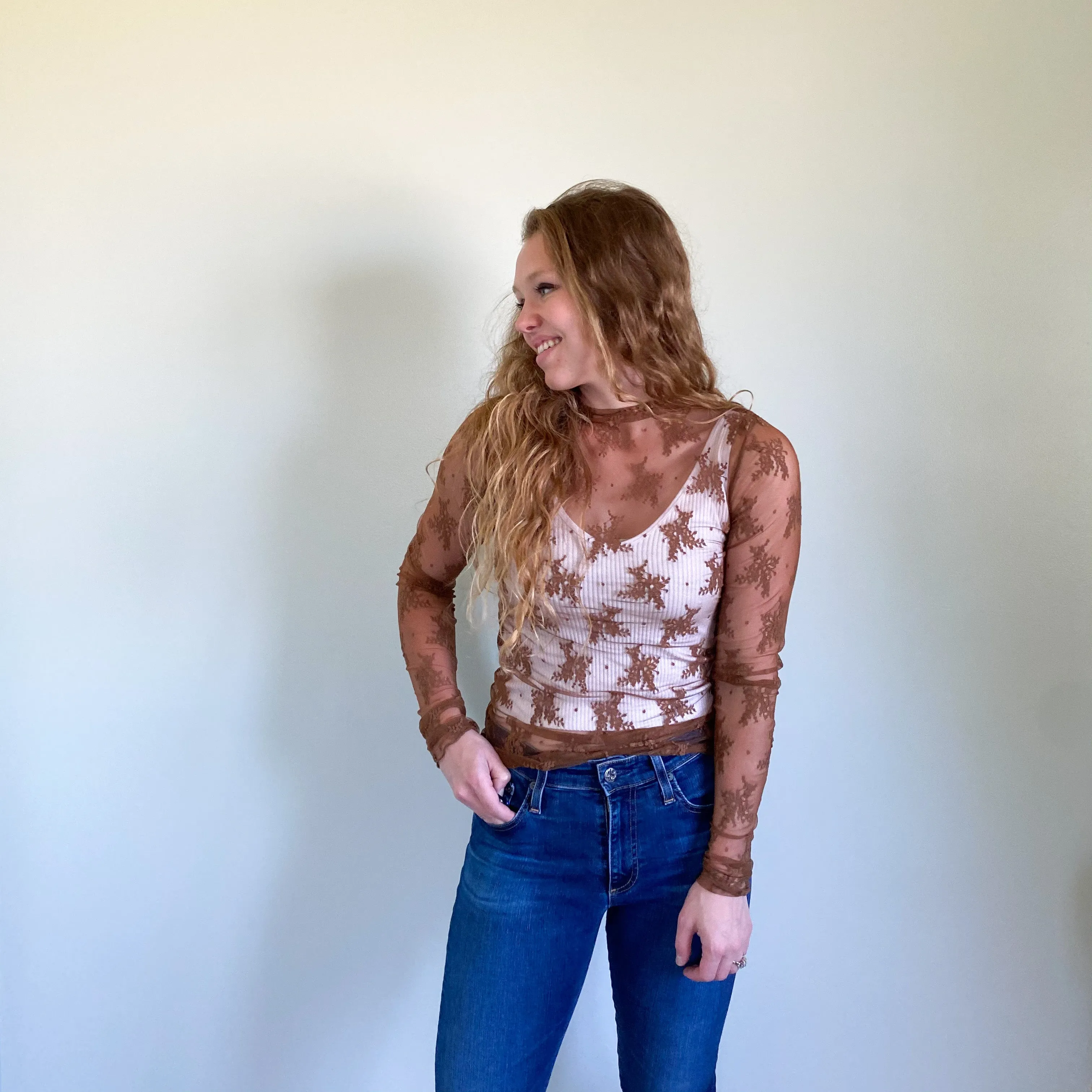 Lady Lux layering top [rust]