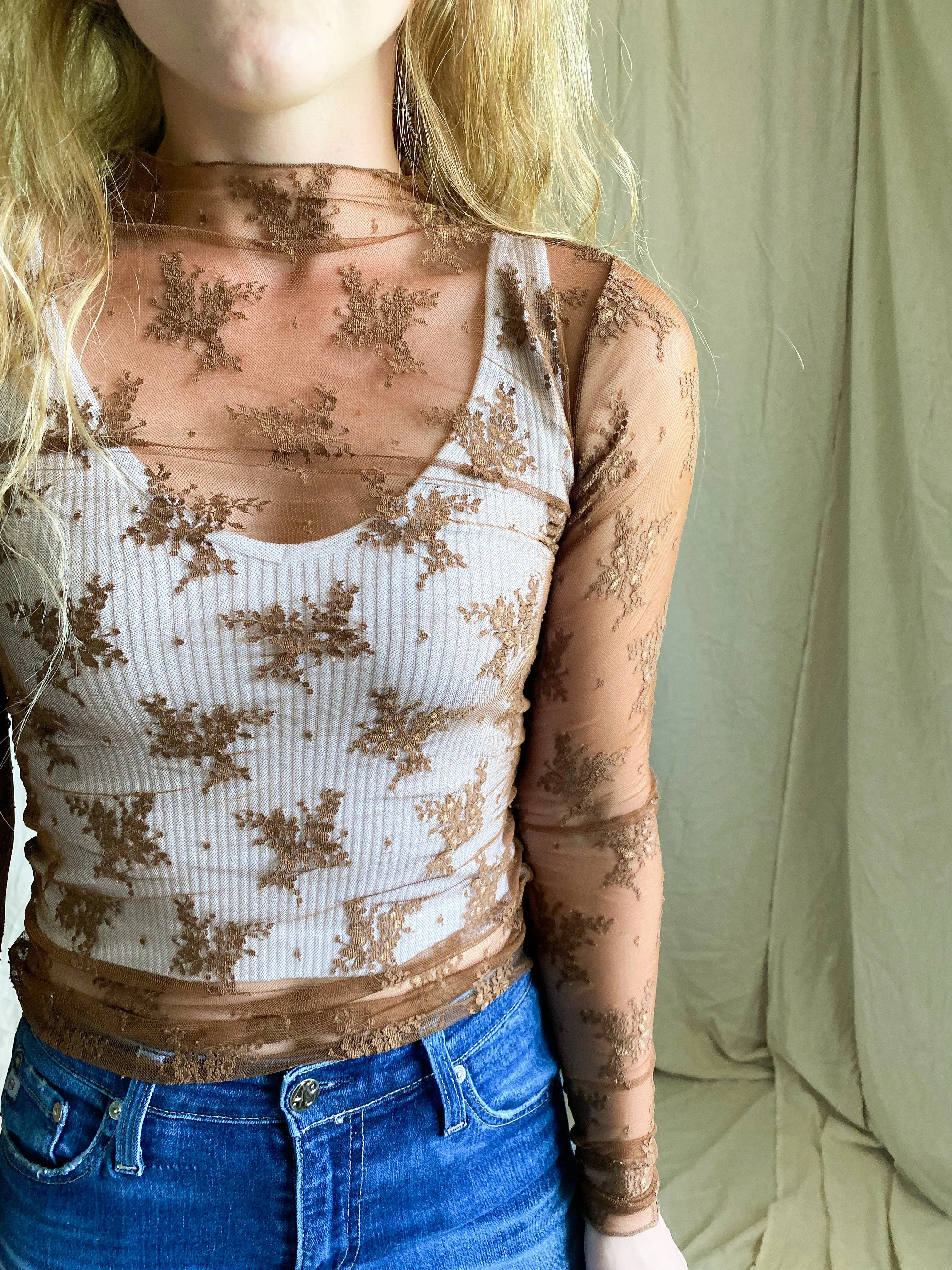 Lady Lux layering top [rust]