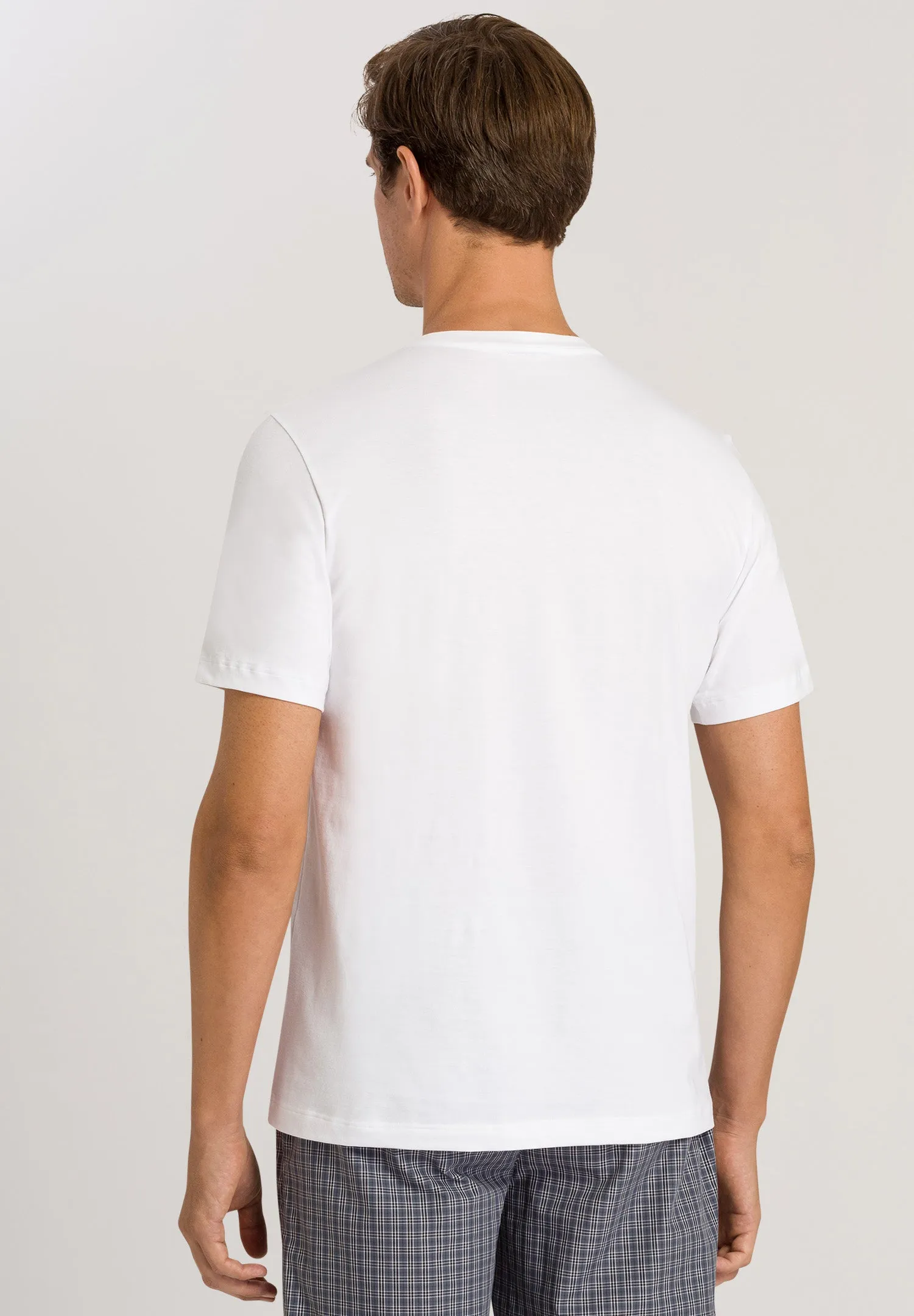 Living Shirts Cotton V-Neck T-Shirt | White 75051-101