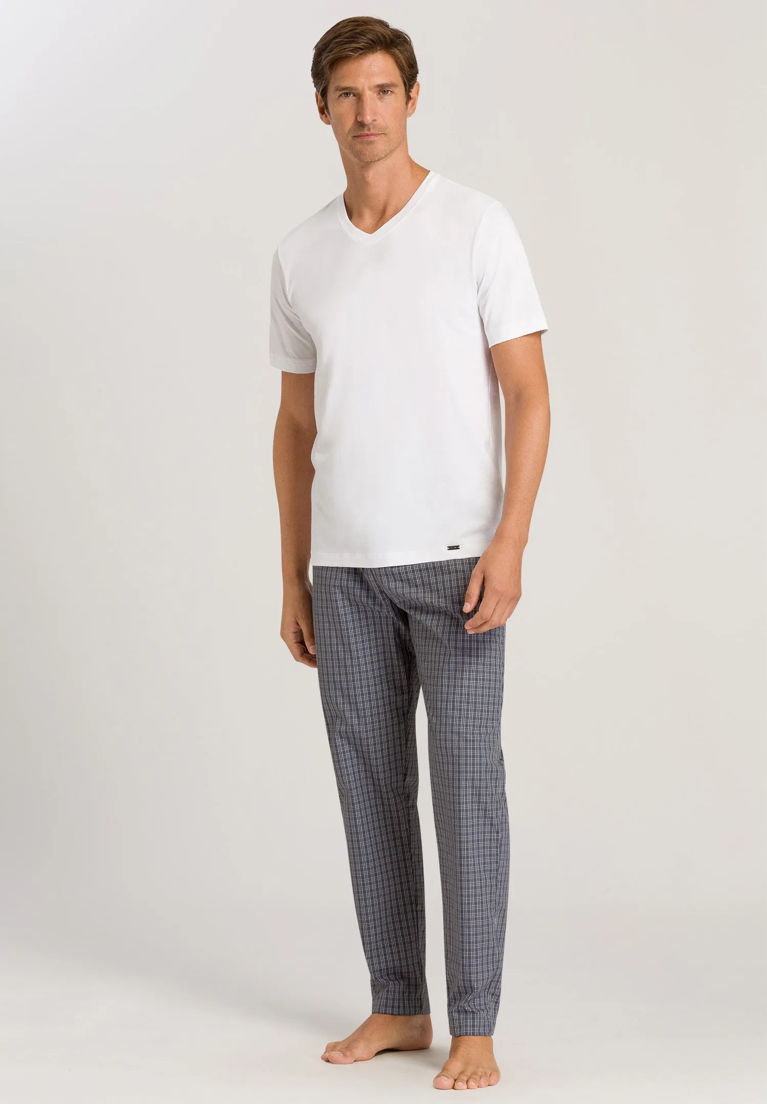 Living Shirts Cotton V-Neck T-Shirt | White 75051-101