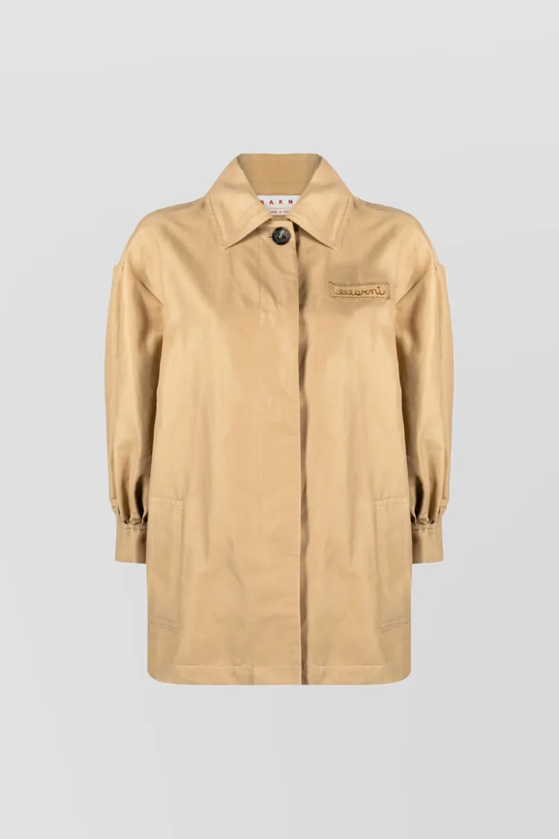 Loose wool jacket