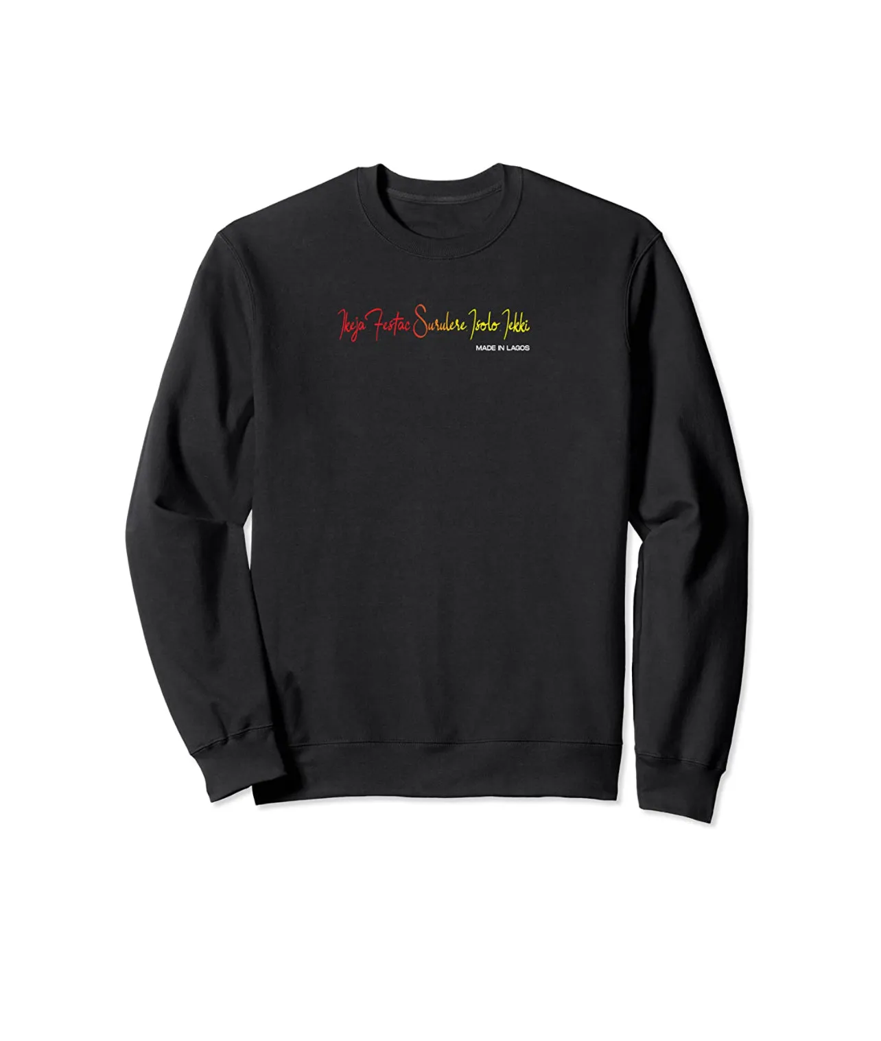 Made in lagos Pullover Sweatshirt design by Berts Unisex fit