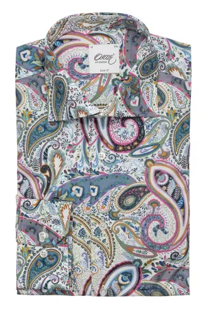 Paisley printed regular fit shirt