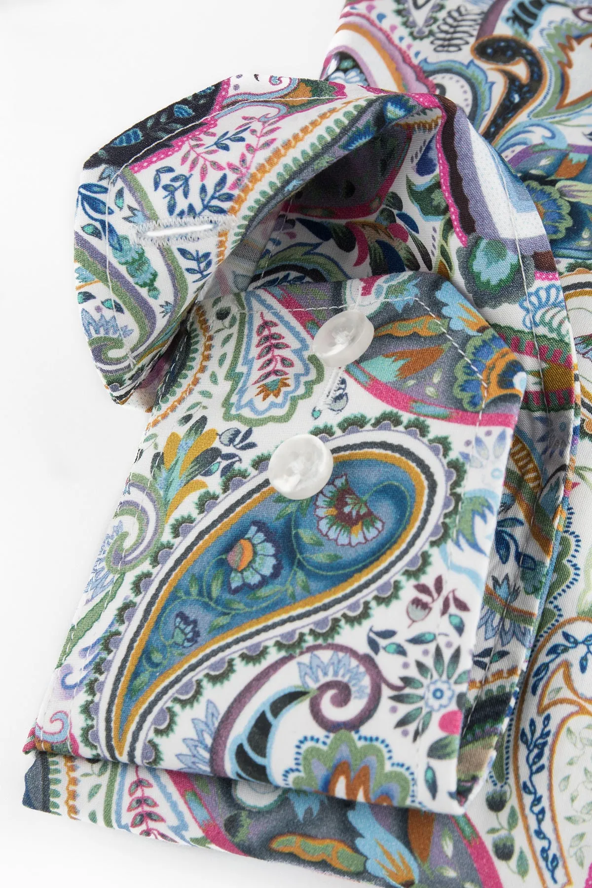 Paisley printed slim fit shirt