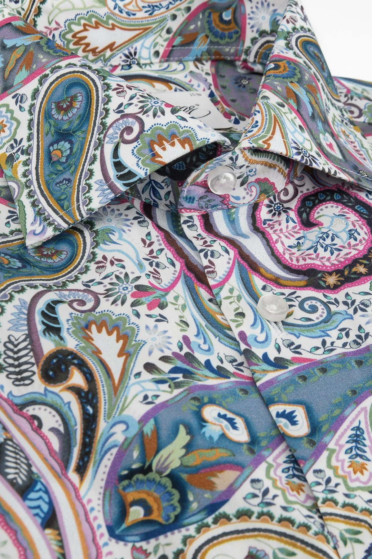 Paisley printed slim fit shirt