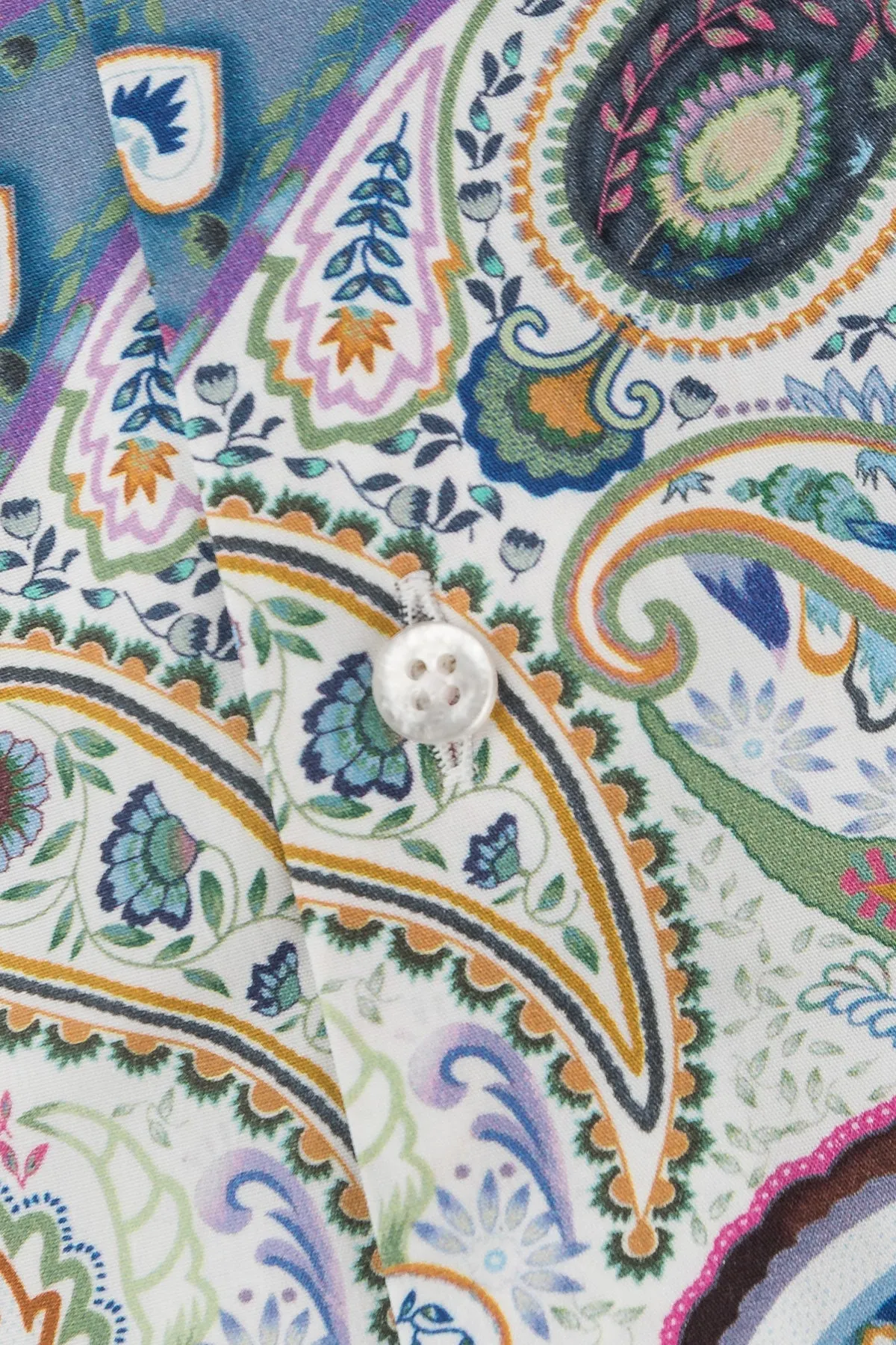 Paisley printed slim fit shirt