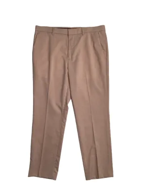 Perry Ellis Portfolio Mens Slim Fit Stretch Pants Salmon Pink 30 x 30