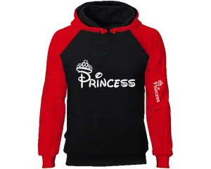 Princess Raglan Hoodie with Extra Design on Arm