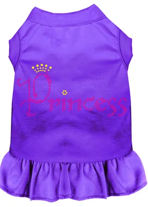 Princess Rhinestone Dress Purple 4x