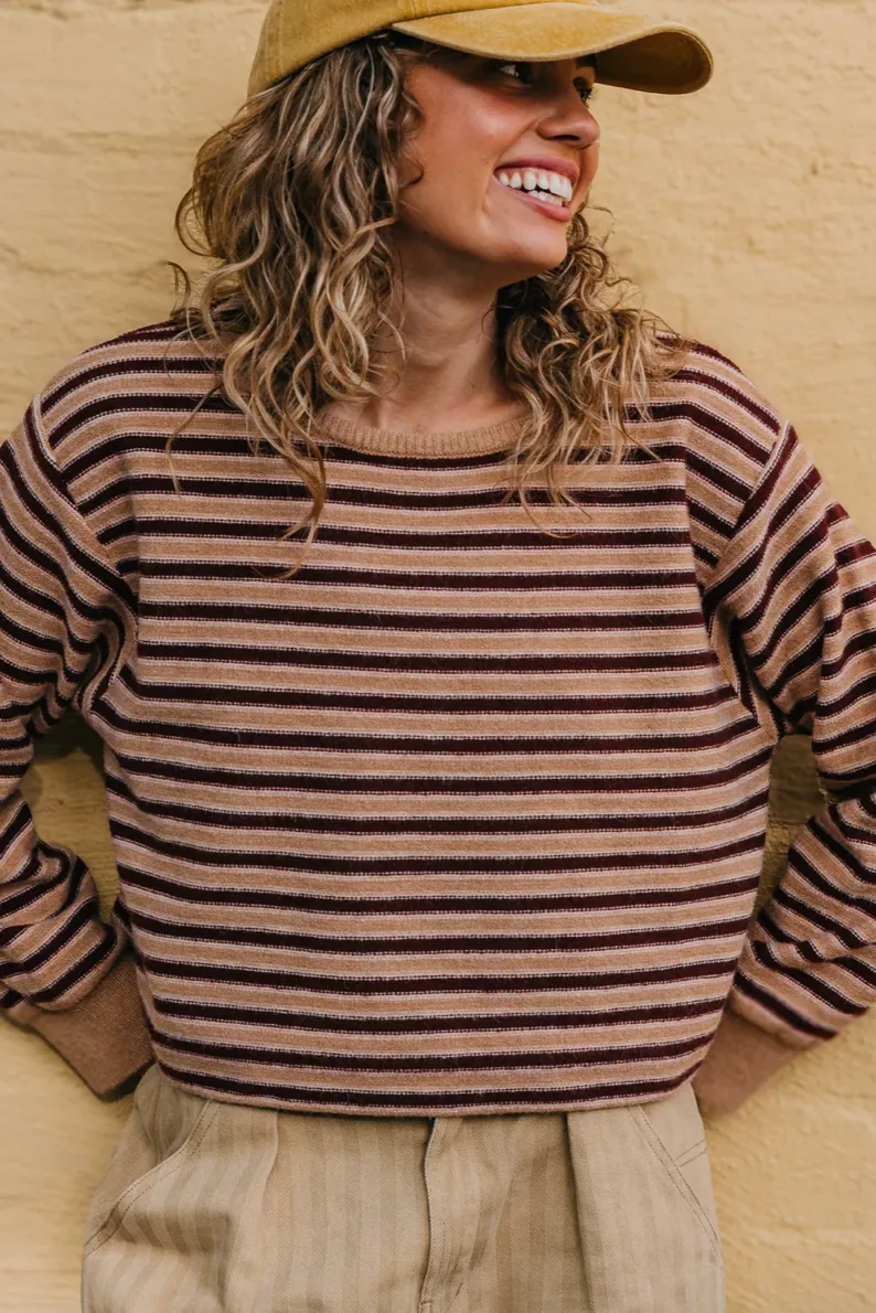 Ray - Cropped Stripe Jumper