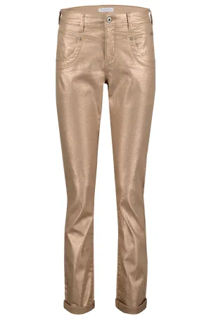 Red Button SRB4289 Relax Sparkle Trouser Bronze